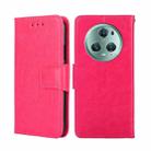 For Honor Magic5 Pro Crystal Texture Leather Phone Case(Rose Red) - 1