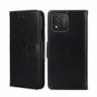 For Honor X5 4G Crystal Texture Leather Phone Case(Black) - 1