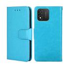 For Honor X5 4G Crystal Texture Leather Phone Case(Sky Blue) - 1