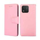 For Honor X5 4G Crystal Texture Leather Phone Case(Pink) - 1