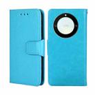 For Honor X40 Crystal Texture Leather Phone Case(Sky Blue) - 1