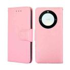 For Honor X40 Crystal Texture Leather Phone Case(Pink) - 1