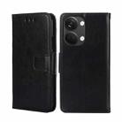 For OnePlus Ace 2V 5G Crystal Texture Leather Phone Case(Black) - 1