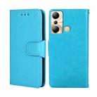 For Infinix Hot 20i Crystal Texture Leather Phone Case(Sky Blue) - 1