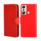 For Infinix Hot 20i Crystal Texture Leather Phone Case(Red) - 1