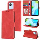 For Realme C30 4G / C30s / Narzo 50i Prime Fantasy Skin-feel Calfskin Texture Leather Phone Case(Red) - 1