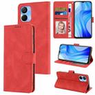 For Realme V20 5G / Q5x 5G / 9i 5G / 10 5G / 10s 5G Fantasy Skin-feel Calfskin Texture Leather Phone Case(Red) - 1