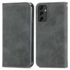 For Samsung Galaxy A14 5G Retro Skin Feel Magnetic Leather Phone Case(Grey) - 1