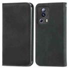 For Xiaomi 13 Lite Retro Skin Feel Magnetic Leather Phone Case(Black) - 1