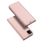 For Huawei Y5p DUX DUCIS Skin Pro Series Horizontal Flip PU + TPU Leather Case, with Holder & Card Slots(Rose Gold) - 1