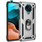 For Xiaomi Redmi K30 Pro Shockproof TPU + PC Protective Case with 360 Degree Rotating Holder(Silver) - 1