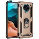 For Xiaomi Redmi K30 Pro Shockproof TPU + PC Protective Case with 360 Degree Rotating Holder(Gold) - 1