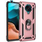 For Xiaomi Redmi K30 Pro Shockproof TPU + PC Protective Case with 360 Degree Rotating Holder(Rose Gold) - 1