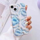 For iPhone 14 Airbag TPU Phone Case(Blue Clouds) - 1