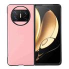 For Huawei Mate X3 Two-color Litchi Texture PU Phone Case(Pink) - 1