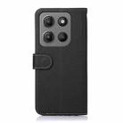 For Motorola Moto G15 4G / G05 KHAZNEH Litchi Texture Leather RFID Phone Case(Black) - 3