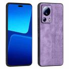 For Xiaomi 13 Lite / Civi 2 AZNS 3D Embossed Skin Feel Phone Case(Purple) - 1