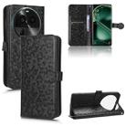 For OPPO Find X6 Pro 5G Honeycomb Dot Texture Leather Phone Case(Black) - 1