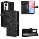For Blackview A85 Honeycomb Dot Texture Leather Phone Case(Black) - 1