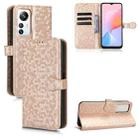 For Blackview A85 Honeycomb Dot Texture Leather Phone Case(Gold) - 1