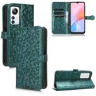 For Blackview A85 Honeycomb Dot Texture Leather Phone Case(Green) - 1