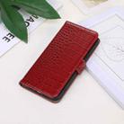 For Motorola Moto G15 4G / G05 Crocodile Top Layer Cowhide Leather Phone Case(Red) - 2