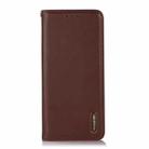 For Motorola Edge 50 Global KHAZNEH Nappa Top Layer Cowhide Leather Phone Case(Brown) - 3