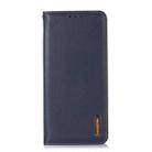 For Motorola Edge 50 Global KHAZNEH Nappa Top Layer Cowhide Leather Phone Case(Blue) - 3