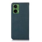 For Motorola Moto G35 KHAZNEH Nappa Top Layer Cowhide Leather Phone Case(Green) - 3