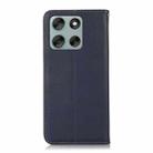 For Motorola Moto G56 5G KHAZNEH Nappa Top Layer Cowhide Leather Phone Case(Blue) - 3