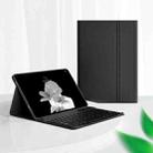 For Lenovo Tab M10 Plus 10.6 3rd Gen 2022 LX106 Square Keys Detachable Bluetooth Keyboard Leather Tablet Case(Black) - 1