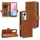 For Blackview A85 Symmetrical Triangle Leather Phone Case(Brown) - 1