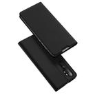 For Xiaomi Mi Note 10 Lite DUX DUCIS Skin Pro Series Horizontal Flip PU + TPU Leather Case, with Holder & Card Slots(Black) - 1
