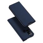 For Samsung Galaxy A21s DUX DUCIS Skin Pro Series Horizontal Flip PU + TPU Leather Case, with Holder & Card Slots(Blue) - 1