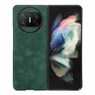 For Huawei Mate X3 Morocco Texture PU Phone Case(Green) - 1