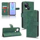 For TECNO Spark 10 5G Skin Feel Magnetic Flip Leather Phone Case(Green) - 1