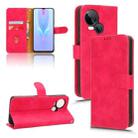 For TECNO Spark 10 5G Skin Feel Magnetic Flip Leather Phone Case(Rose Red) - 1