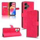 For Infinix Hot 30 Play Skin Feel Magnetic Flip Leather Phone Case(Rose Red) - 1