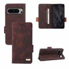 For Google Pixel 8 Pro Magnetic Clasp Leather Phone Case(Brown) - 1