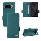 For Google Pixel 8 Pro Magnetic Clasp Leather Phone Case(Green) - 1