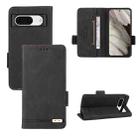 For Google Pixel 8 Magnetic Clasp Leather Phone Case(Black) - 1