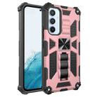 For Samsung Galaxy A54 5G Armor Shockproof TPU + PC Magnetic Protective Phone Case with Holder(Rose Gold) - 1