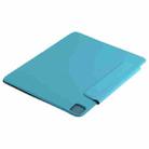 For iPad Pro 11 2022 / 2021 / iPad Pro 11 inch 2020 / Pro 11 2018 / Air 2020 10.9 Horizontal Flip Ultra-thin Double-sided Clip Active Buckle Magnetic PU Leather Tablet Case With Three-folding Holder & Sleep / Wake-up Function(Blue) - 5
