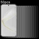 For Huawei nova 11 50pcs 0.26mm 9H 2.5D Tempered Glass Film - 1