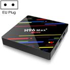 H96 Max+ 4K Ultra HD LED Display Media Player Smart TV Box with Remote Controller, Android 9.0, RK3328 Quad-Core 64bit Cortex-A53, 2GB+16GB, Support TF Card / USBx2 / AV / Ethernet, Plug Specification:EU Plug - 1