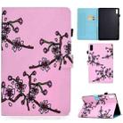 For Lenovo Tab M9 Sewing Thread Horizontal Painted Tablet Leather Case(Color Quicksand) - 1
