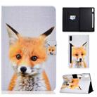 For Lenovo Tab P11 Pro Gen 2 Colored Drawing Horizontal Flip Tablet Leather Case(Fox) - 1