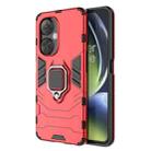 For OnePlus Nord CE 3 Magnetic Ring Holder PC + TPU Phone Case(Red) - 1