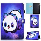 For Lenovo Tab P11 Gen 2 Sewing Thread Horizontal Painted Tablet Leather Case(Star Panda) - 1