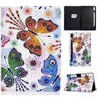 For Lenovo Tab P11 Pro Gen 2 Colored Drawing Horizontal Flip Tablet Leather Case(Big Butterfly) - 1